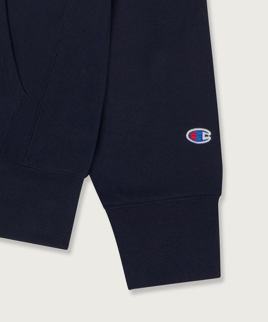 Champion Reverse Weave Loose Fit Zip-Up Hoodie Navy
