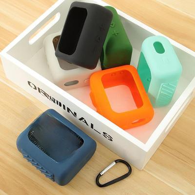 Étui en silicone pour enceinte Bluetooth JBL GO3: Housse de protection et sac de rangement portable pour briques dorées