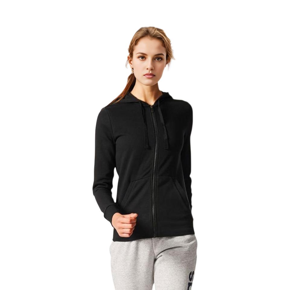 adidas Not Sports Specific Logo Printed Hooded Jacket Women Jacket Black S97076