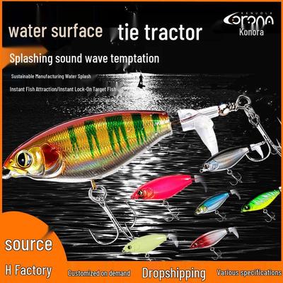 Biomimetic Propeller Topwater Lure for Freshwater & Saltwater Fishing