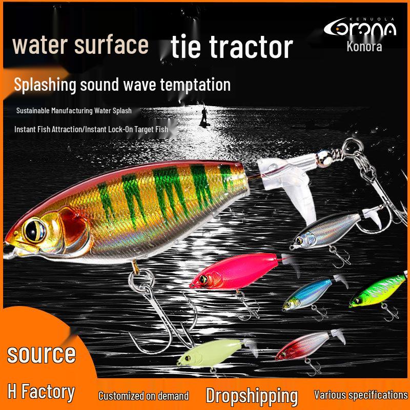 Biomimetic Propeller Topwater Lure for Freshwater & Saltwater Fishing