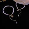 Temperament Fashion Chain Good Luck Hand Chain Pearl Pendant Korean Style Bracelet Women Bracelet