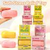 Juguete de Terapia Sensorial de Mantequilla Needoh Relleno de Harina de Colores Juguete de TPR Súper Suave Amasar Estirar Ansiedad Curación Relajante Ocio Regalo