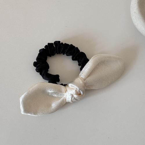 Nouă panglică cu fundă coreeană benzi elastice pentru păr femei elegante frânghie de păr elastic inel cravate accesorii pentru păr fete