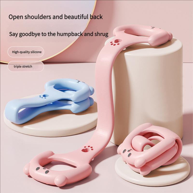 8-Shape Resistance Band Back Shoulder Trainer Thickened Elastic Rope Home Yoga Pull Stretcher Portable Fitness Equipment Women Men
