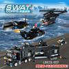 Building Block Small Particle Aircraft 8 In 1 Swat Team Six-Year-Old Boy Toy