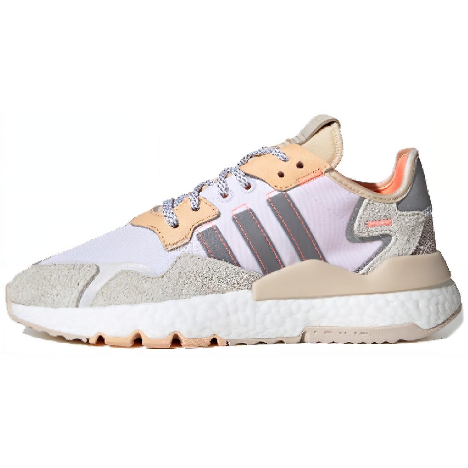 (WMNS) adidas Nite Jogger White Glow Orange Women s EF5426 EU 36⅔