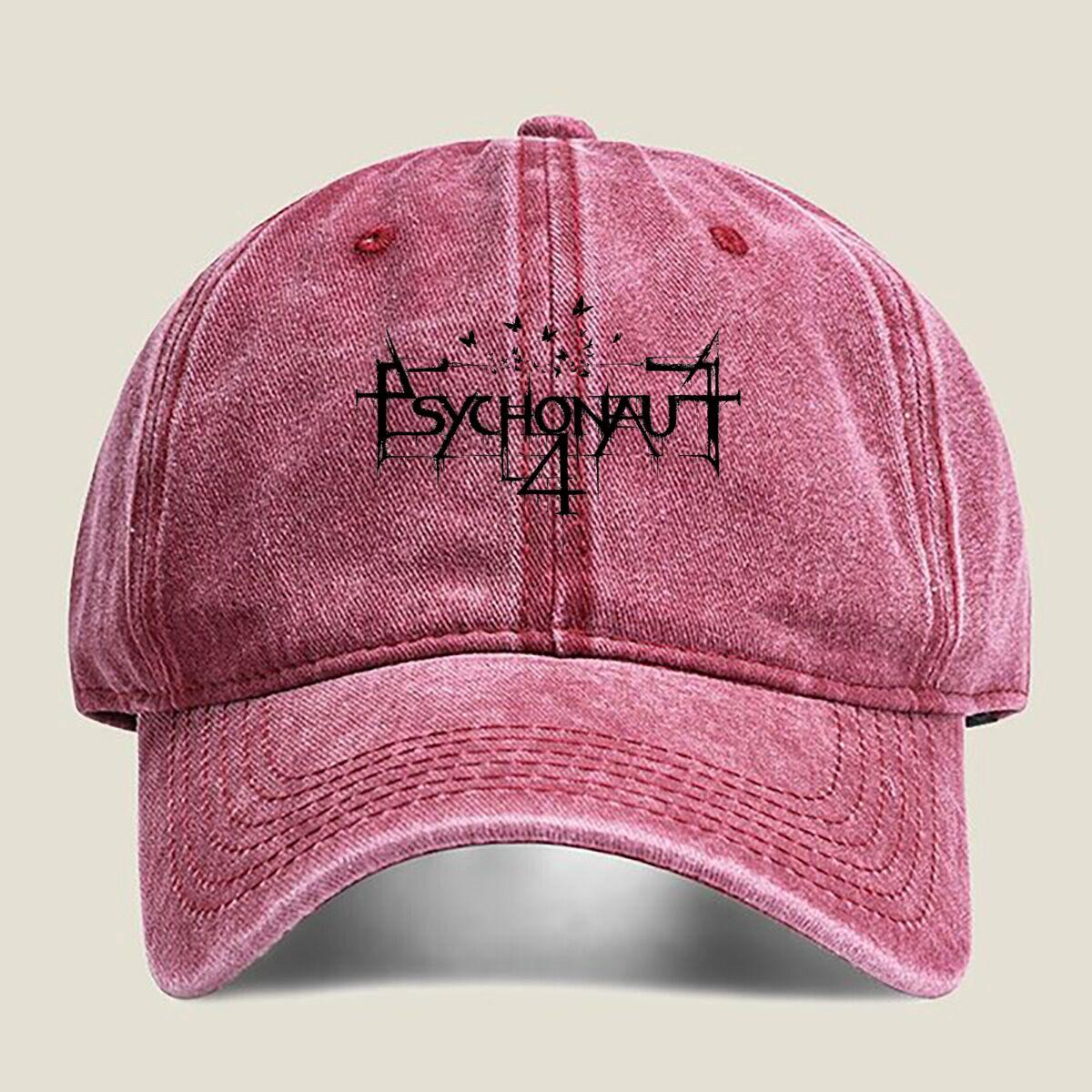 Psychonaut  Band Logo Washed Baseball Cap One Size