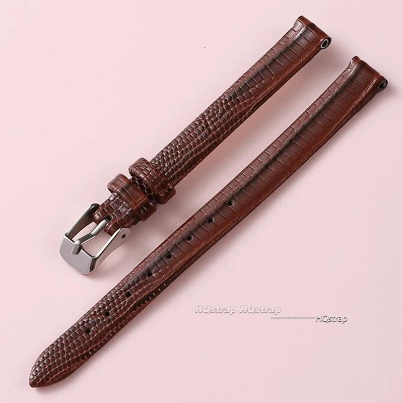 8mm 10mm 12mm 14mm 16mm Weiches Leder Uhrenarmbänder Schlankes Lederarmband Damen Mode-Uhrenarmband Armbanduhren Ultradünnes Armband
