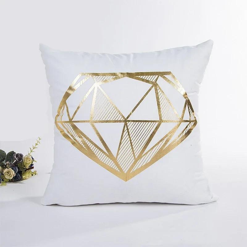 

Современная геометрическая наволочка с листьями растений, декоративная наволочка для дивана, стула 16x16Inch