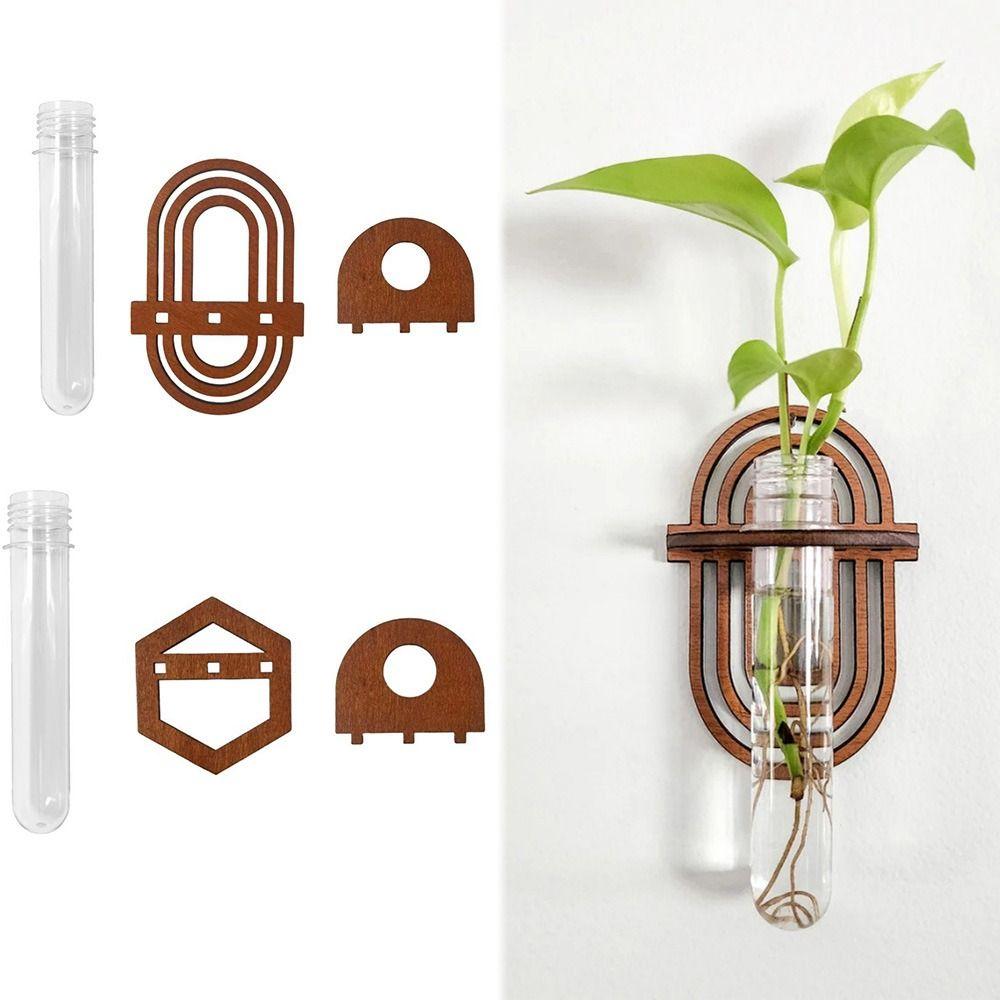 Cone Shape Wall Hanging Vase Transparent Storage Container Plant Propagation Vase Hydroponics Plants Plant Holder