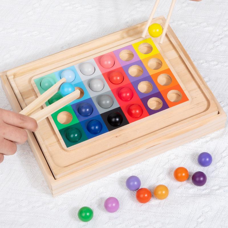 Children's Cognitive Gradient Matching Bead Set: Enhance Hand-Eye Coordination and Parent-Child Interaction!