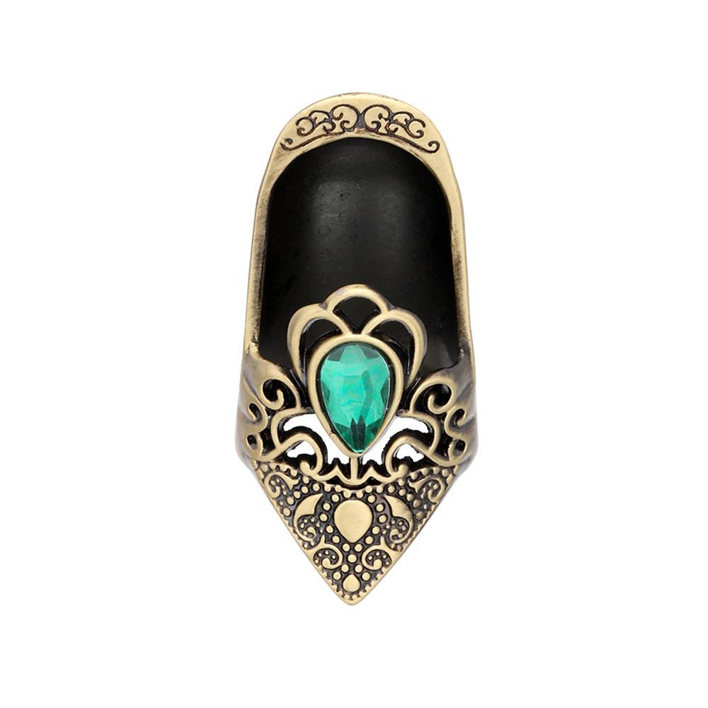 Metal Open Nail Acorn Thimble Durable Open Nail Acorn Finger Protector  for Embroidery