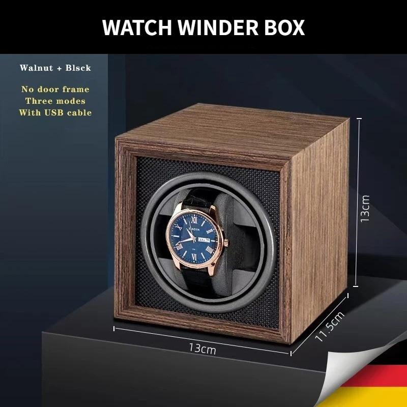 Деревянная коробка для хранения часов с 1/2/4 отделениями, автоматический заводчик часов, коробка с многопрограммным режимом, коробка для деревянных часов