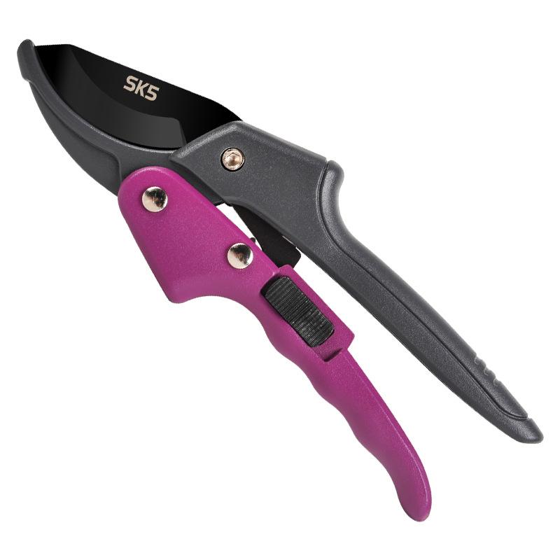 SK5 Plant Trimming Scissors Flower Stem Shears With Safety Lock And Labor-saving Spring Garden Trimming Scissor Anti-Slip Handle
