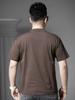 European Station 2025 Summer New Men's Letter Print Round Neck Short-Sleeve T-Shirt Casual Top Trendy Brand Half-Sleeve Men's Shirt