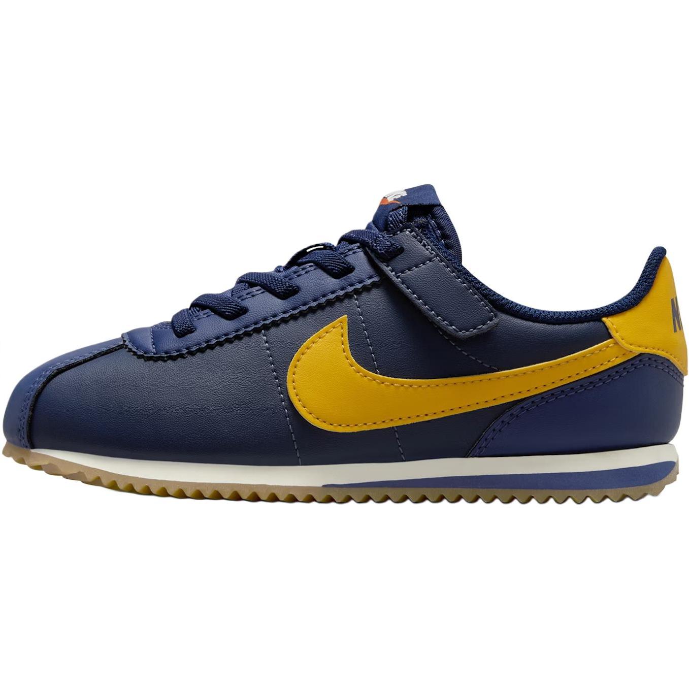 Nike Cortez EasyOn PS Midnight Navy University Gold Kids Sneakers Blue Blue-Void Sail DM0951-401 31