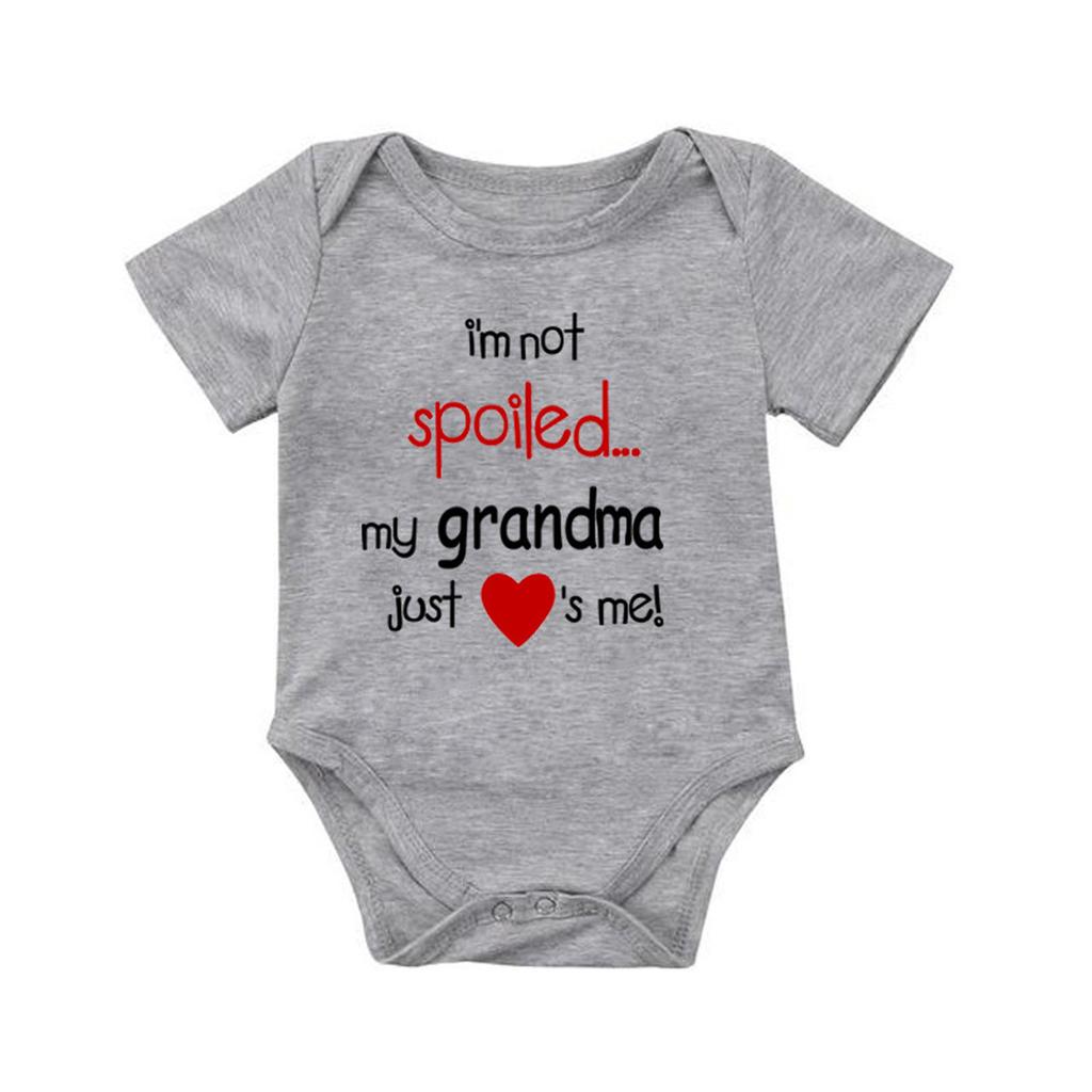 Baby Casual One-piece Romper Short Sleeve Romper Baby Clothing