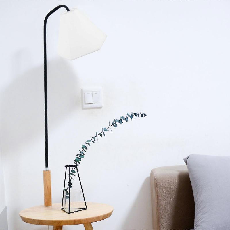 Lampshade Easy Assembly Lampshade for Table Lamps White Fabric Cover