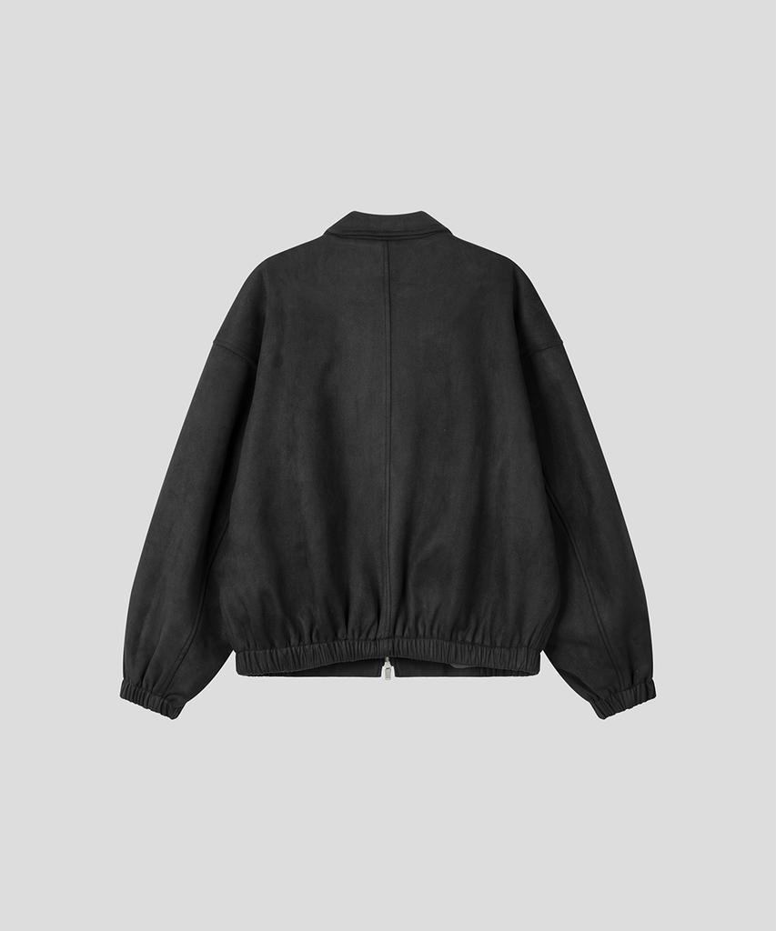 Black Moment Signature Suede Oversized Jacket 2Way [Black]