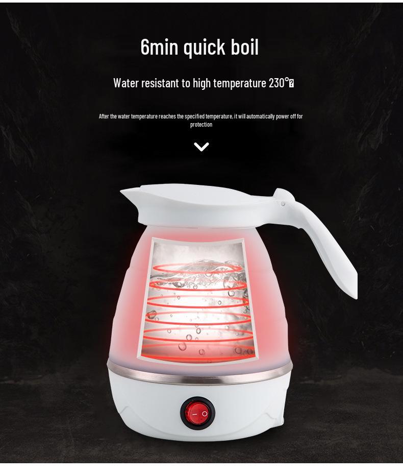 Kompakter Reise-Elektrokocher mit einstellbarer Temperatur, Warmhaltefunktion und automatischer Abschaltung