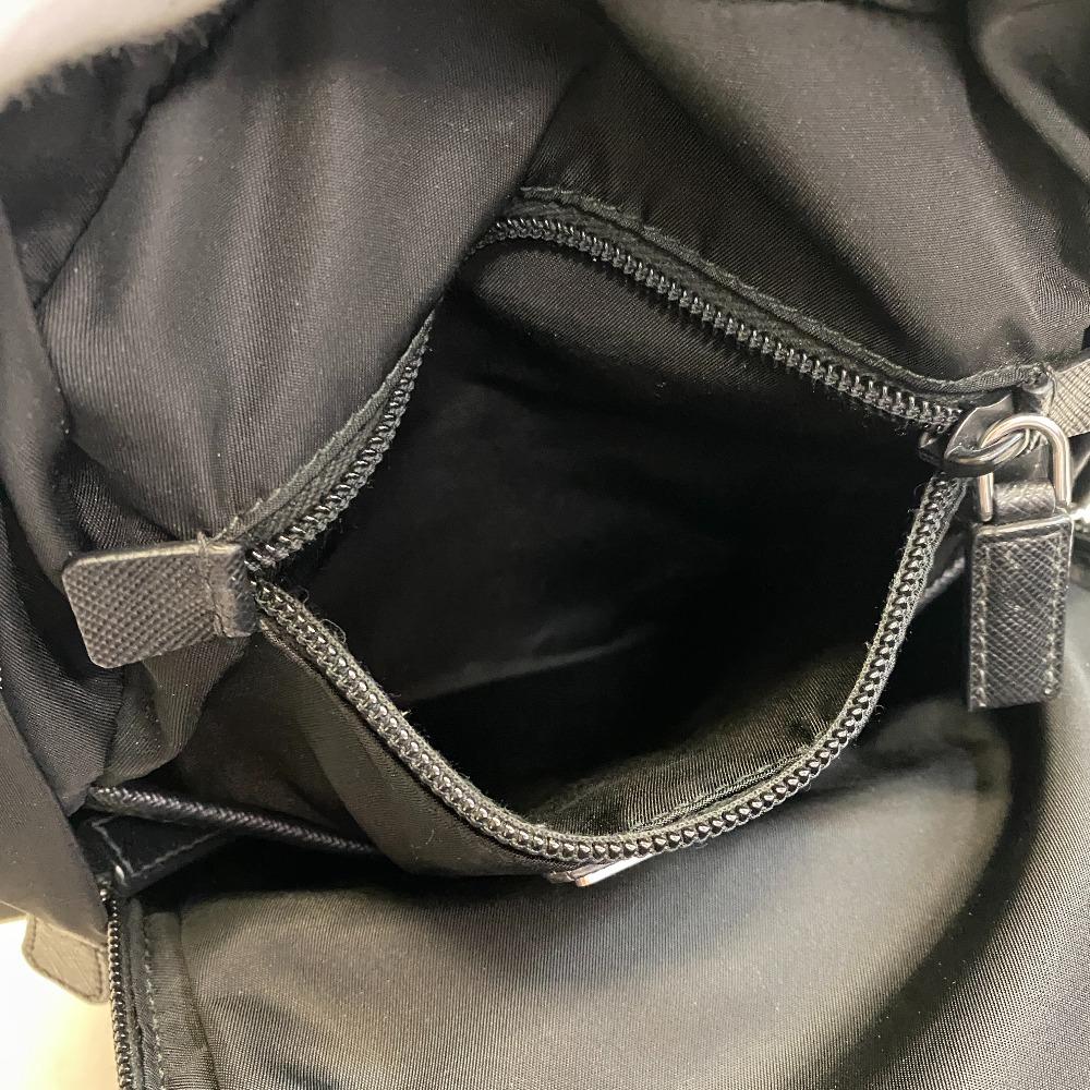 PRADA 2VZ013 One Shoulder Bag Nylon body bag black Nylon mens Used