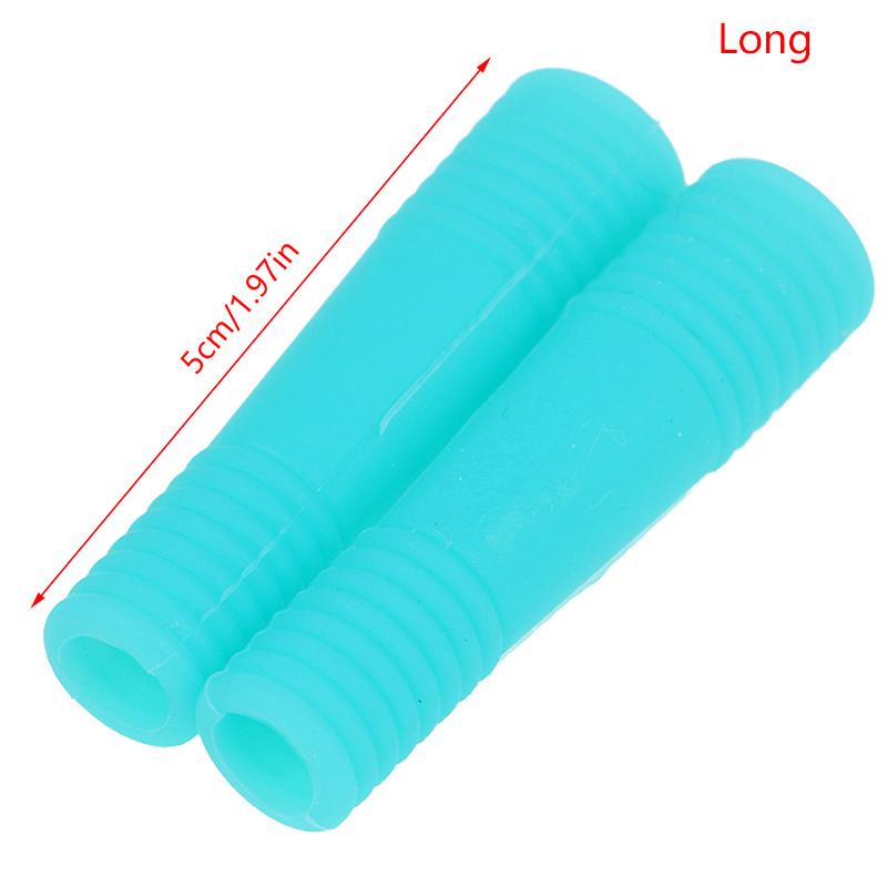 2 ks Silikonový kryt na kleštičky, návlek, pouzdro, nůžky na nehtovou kůžičku, pinzeta na odumřelou kůži, čepička