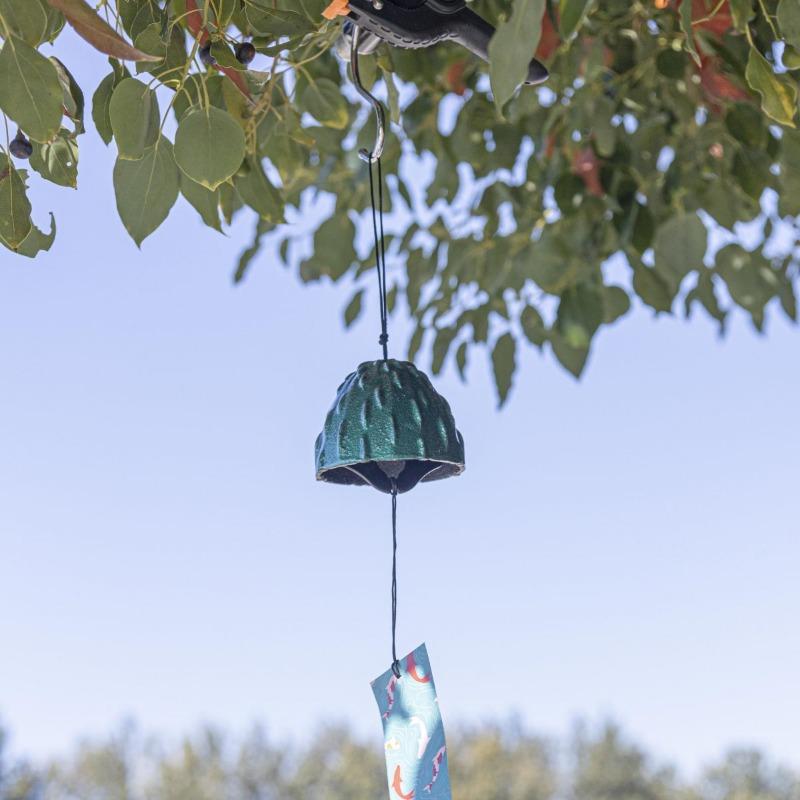 Japanese Style Southern Cast Iron Wind Chime Courtyard and Wind Hanging Decoration Meteor Shower Wishing Bell Shengrong Hall