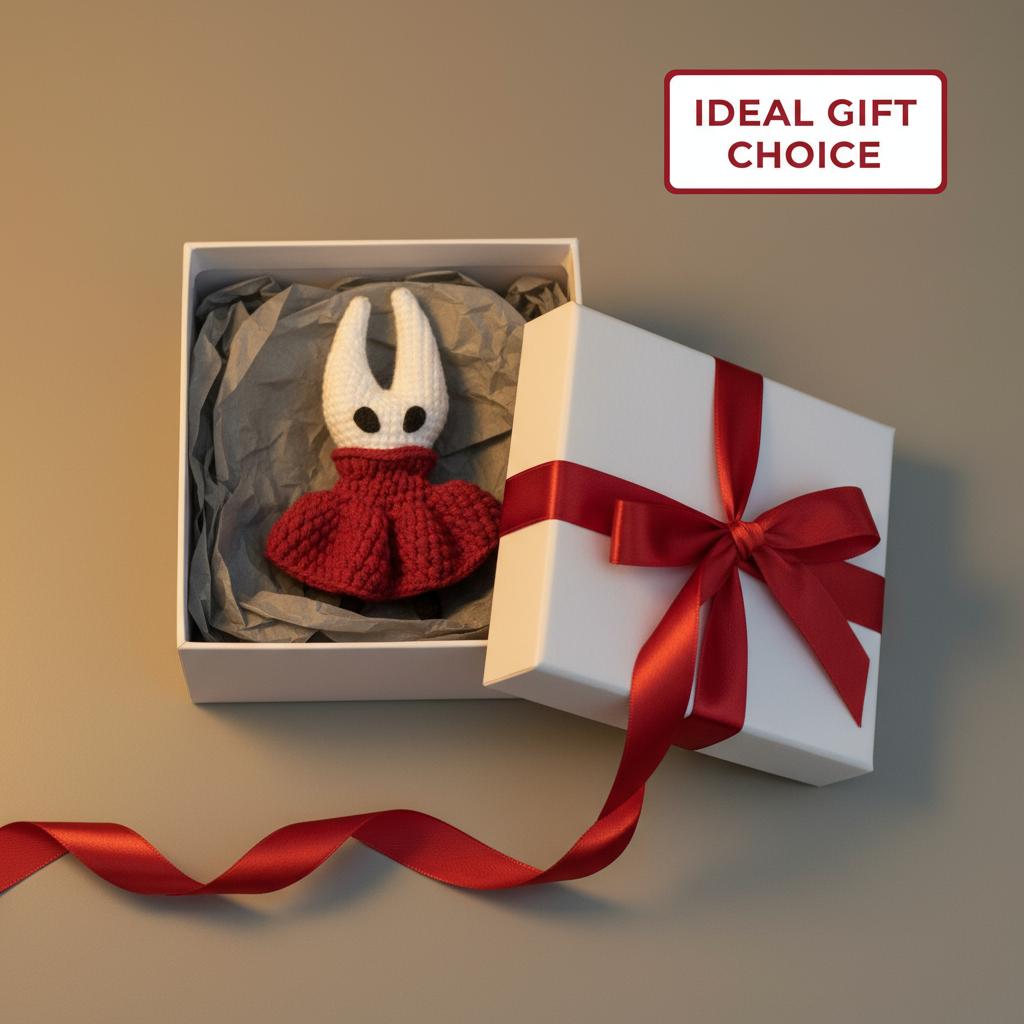 3D Handmade Hollow Knight 2 Hornet Keychain Hanging Decor for Game Lovers Gift Handmade Decorative Toy Christmas Gifts