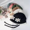 Women's Spring/Summer Resort Color Block Ribbon Bucket Hat
