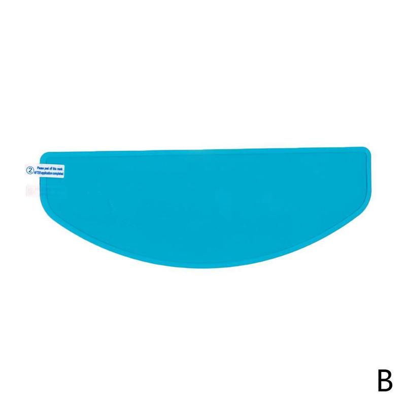 

Прозрачная противотуманная накладка на шлем, защитная пленка от дождя, универсальная пленка для линз, аксессуары для защиты визора мотоцикла от запотевания