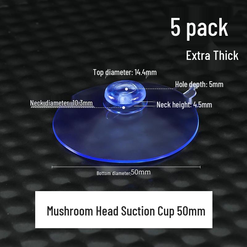 Transparent Glass Suction Hook - Strong Wall & Car Mount for Advertising or Hanging