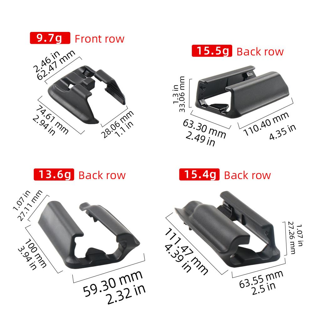 Copertura Guida Binario Scorrimento Sedile Anteriore Sinistro Destro per Auto Accessori Auto Per Lexus ES 18-25 Toyota Prius 15-22 Harrier 20-25