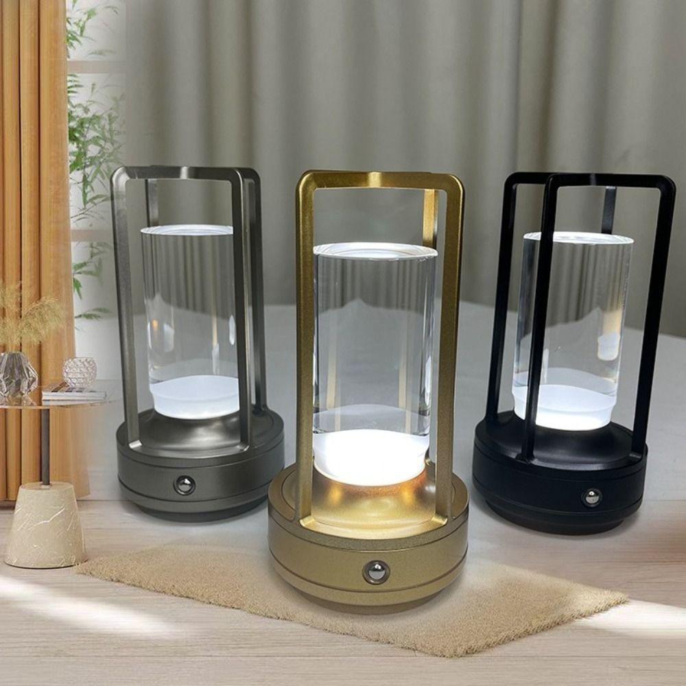 Rechargeable Led Table Lamp USB Bedside Lamp Industrial Style Atmosphere Night Light Desktop