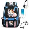 Zaino Carino Gatto Boba Modello Cartone Animato Corgi Mochila Zaino Scolastico per Studenti Ragazzi Ragazze Regalo Grande Capacità Viaggio Quotidiano Rucksack