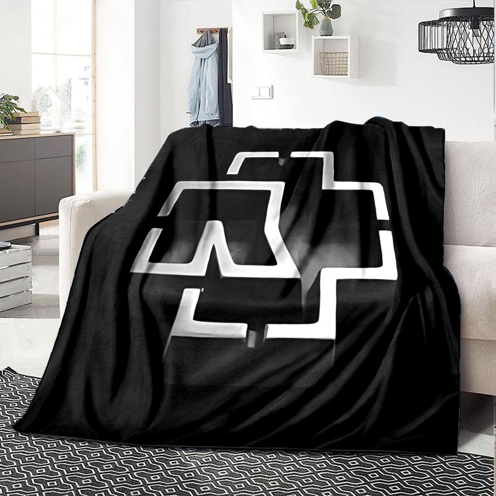 1 Stück Rammstein Musikvideo Teaser Flanelldecke für Super Weiche Niedliche Komfortdecke für Reisebettwäsche Couch Sofa Decke Y7302