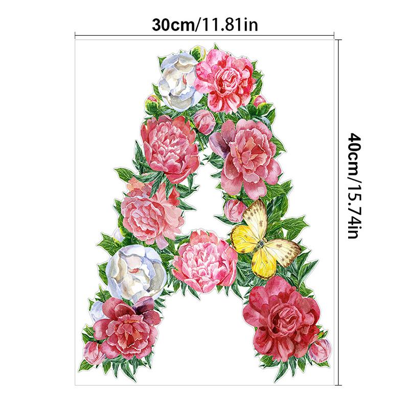 1PC English Letter Wall Stickers Wall Adhesive Decorative Letters 3D DIY Wall Stick