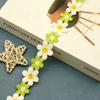 5yard Water soluble sunflower embroidery lace trim diy collar clothing accessories skirt edge decoration lace for sewing clothes