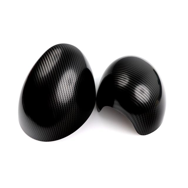 For Mini Cooper One S JCW F54 F55 F56 F57 F60 Before July  The Black Flag Car Outside Rear View Mirror Covers Stickers