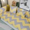 Simple Modern Cotton Sofa Cushion Fabric Cotton Garden Four Seasons General Non-slip Combination Leather Sofa Cover Towel All Inclusive.