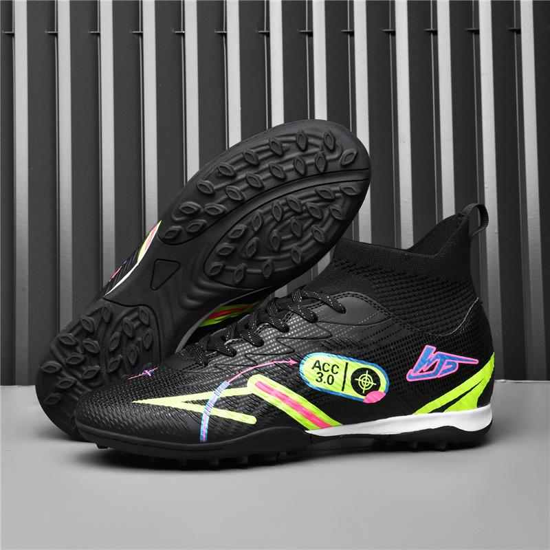 Xiyin Amazon's New High-top Breathable Football Shoes Professional Futsal Football Shoes Long Nails Broken Nails Spot 2025