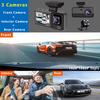 WIFI 3 Camera Dash Cam Cabin Car Dvr 1080P Interior Vehicle Three Way Channel Dvrs Recorder Video Registrator Dashcam Camcorder