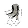 Camping Chair Heavy Duty Camp Arm for Leisure Hiking Backpacking Gray