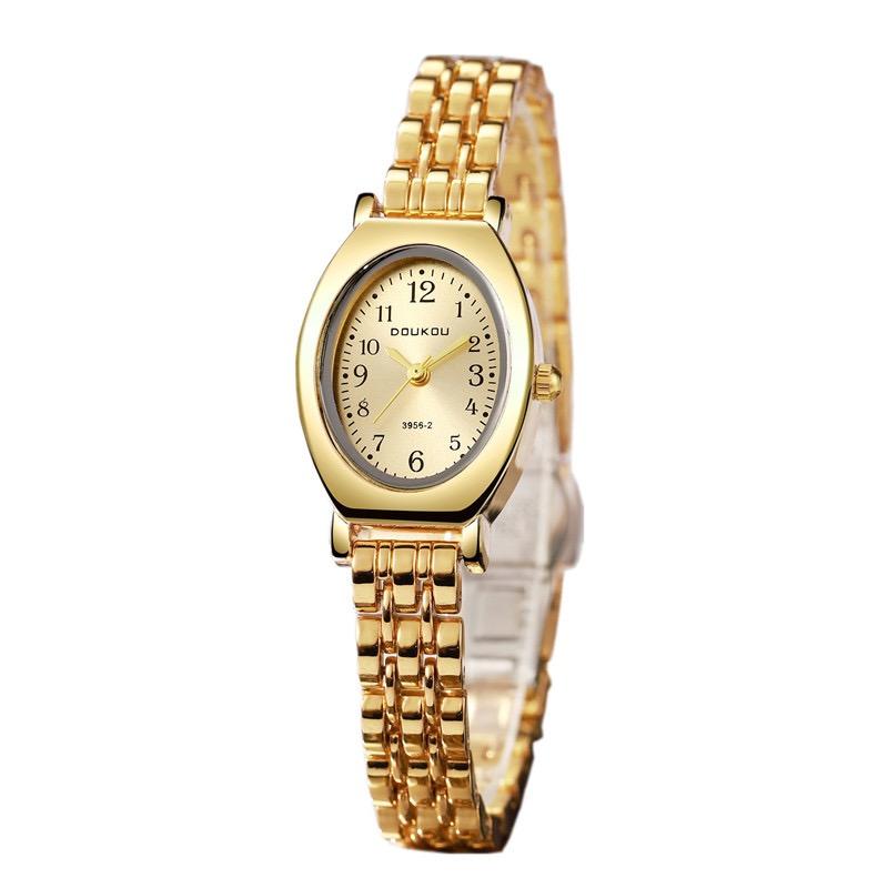 Fashion Oval Diamond Women Watch Luxury Stainless Steel Bracelet Quartz Ladies Dress Wristwatch Relogio Feminino