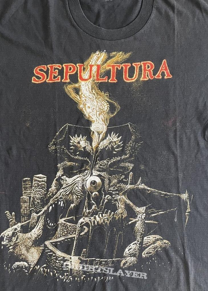 Vintage Sepultura Unisex Cotton Short Sleeve T-Shirt For Fan VA162