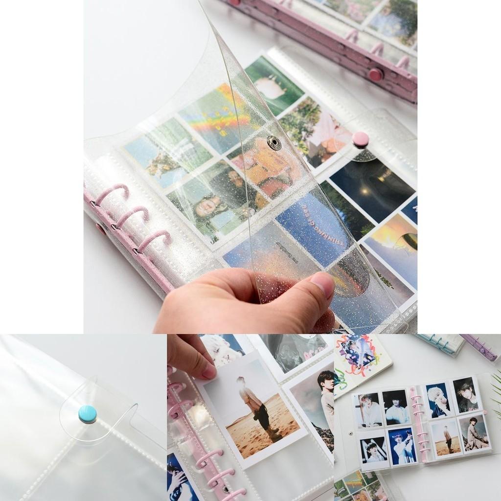 Glittery Transparent 200/100 Pockets Photocard Binder Holder For Kpop Albums