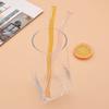 6Pcs Reusable Glass Straws Wavy Pink Clear Drinking Straw High Borosilicate Glass Straw Glass Tube Party Favors Bar Drinkware