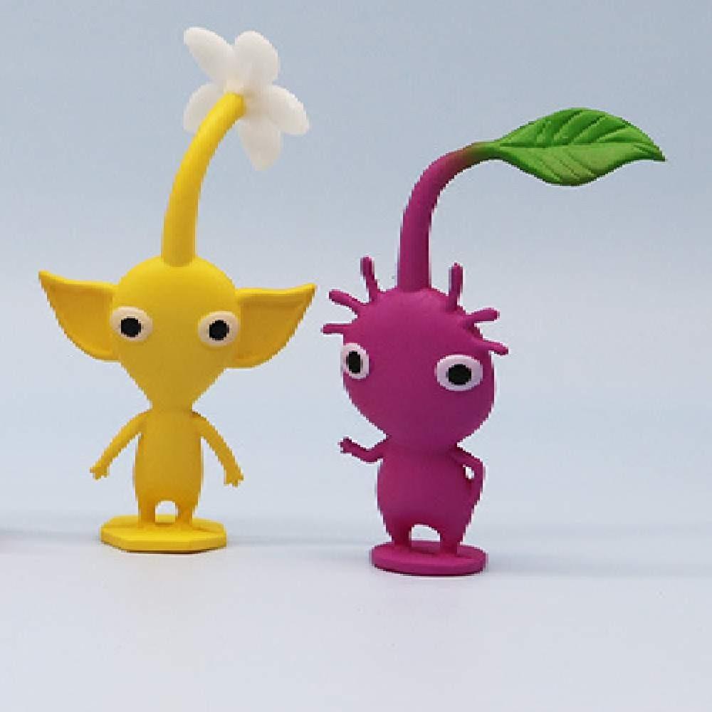 Entzückende Pikmin Cartoonfigur Spielperipherie Pvc-Material Für Ausstellung Und Geschenke