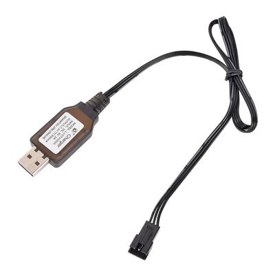 Câble de Chargement USB Cordon d'Alimentation Fil pour Batteries Lithium NiCd NiMH 7.4V avec Connecteurs SM3P pour Véhicules