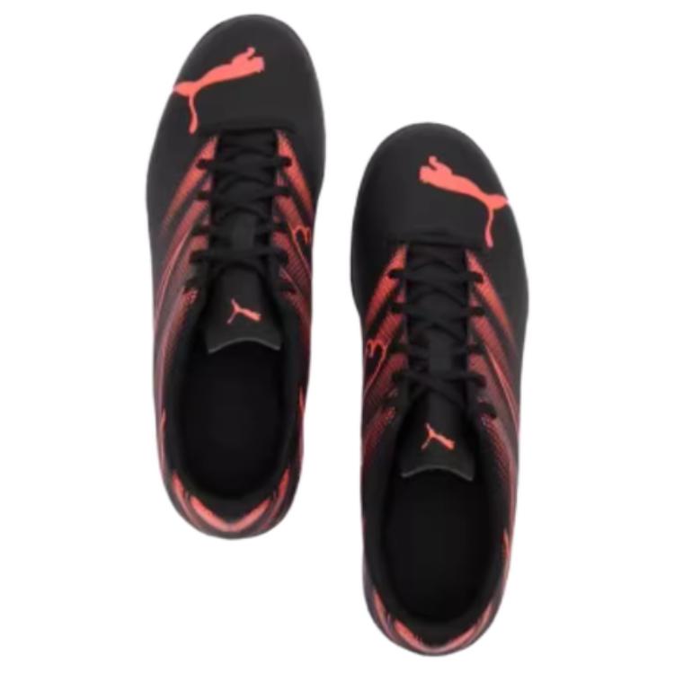 Puma Attacanto Comfortable Versatile TT (Rubber Studs) Durable Lightweight Soccer Shoes Men Soccer Shoes Black 107478-11